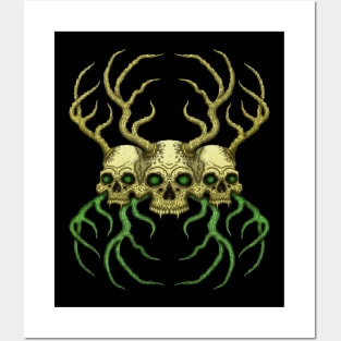 Hastur Skulls - Azhmodai 2019 Posters and Art